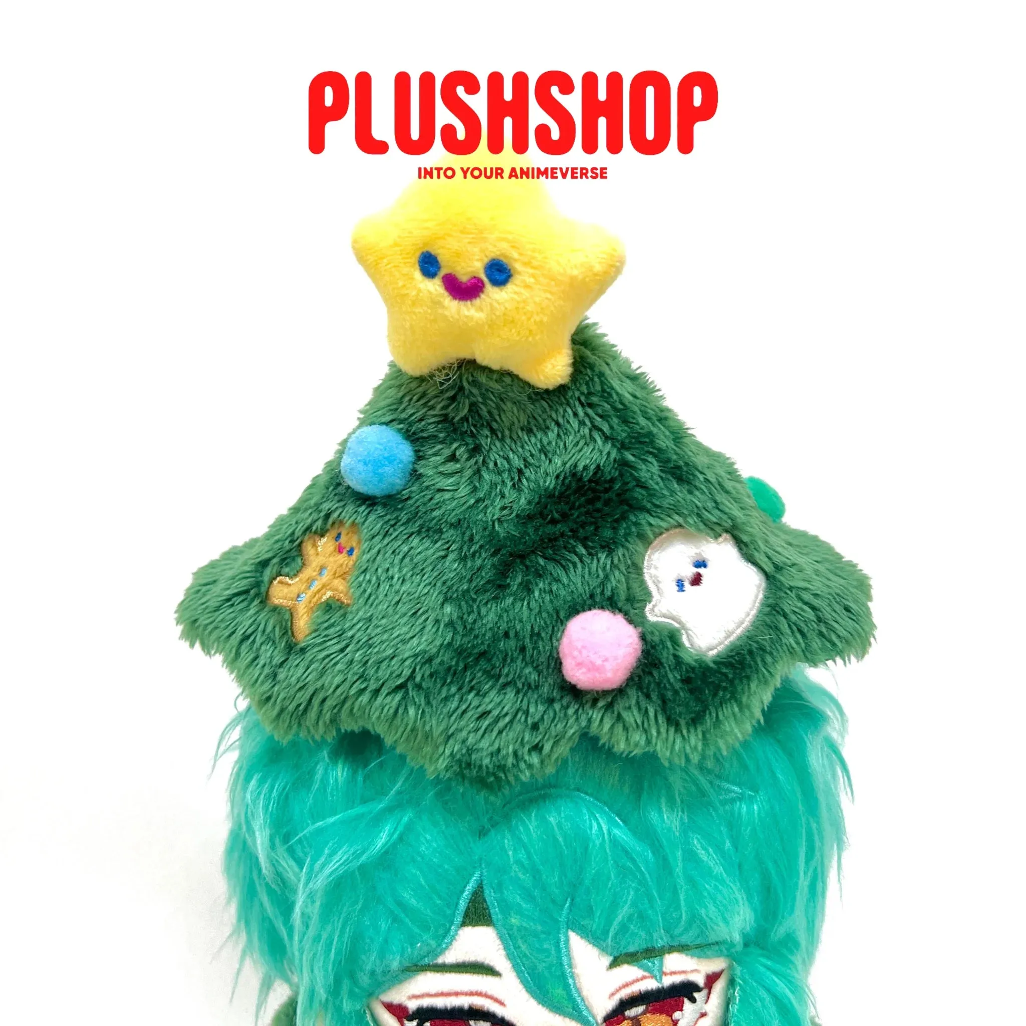 30cm Cute Plush Christmas Tree Desktop Decoration Cotton Doll Outfit