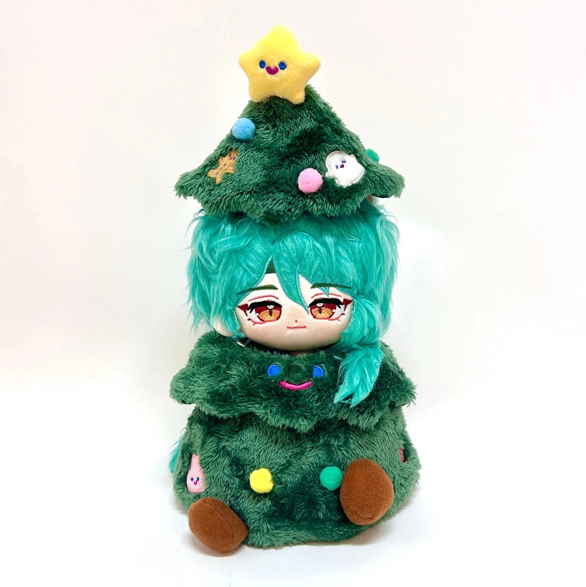 30cm Cute Plush Christmas Tree Desktop Decoration Cotton Doll Outfit