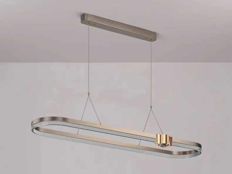 Ahrame Oval Modern LED pendant light