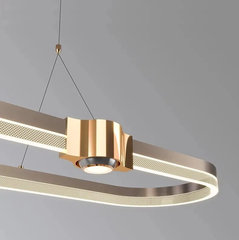 Ahrame Oval Modern LED pendant light