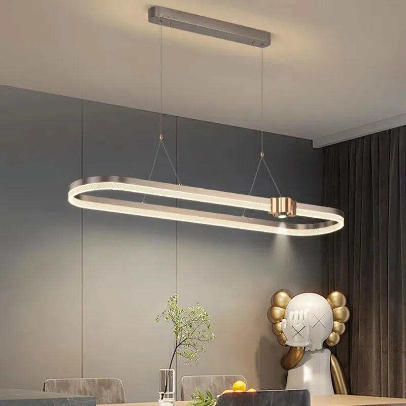 Ahrame Oval Modern LED pendant light