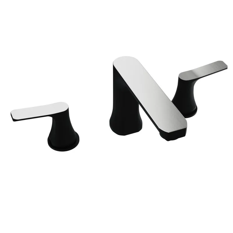 ANZZI 2-Handle 3-Hole 8 in. Widespread Bathroom Faucet With Pop-up Drain