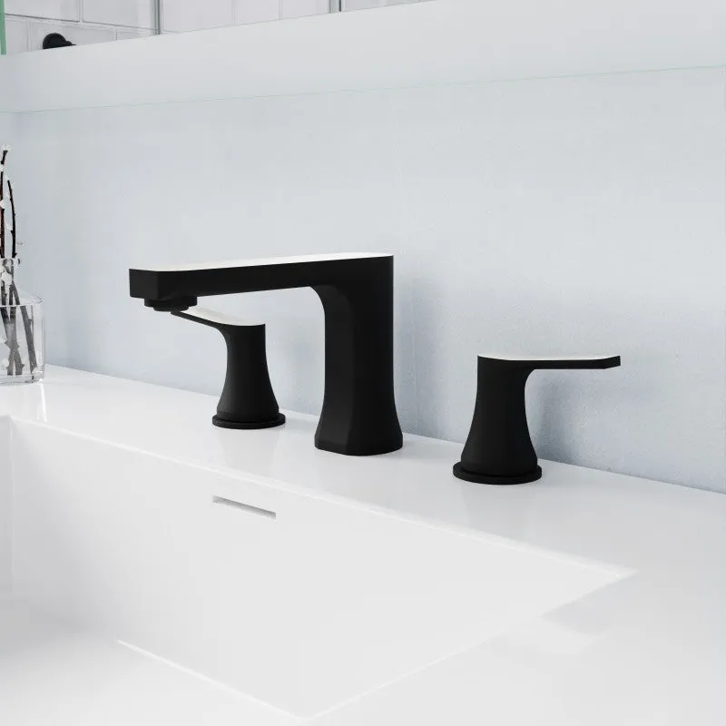 ANZZI 2-Handle 3-Hole 8 in. Widespread Bathroom Faucet With Pop-up Drain