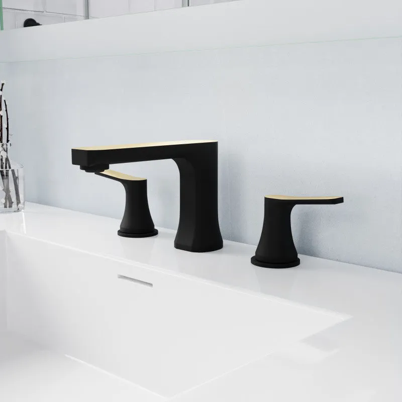 ANZZI 2-Handle 3-Hole 8 in. Widespread Bathroom Faucet With Pop-up Drain