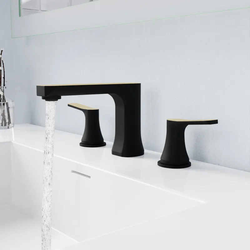 ANZZI 2-Handle 3-Hole 8 in. Widespread Bathroom Faucet With Pop-up Drain