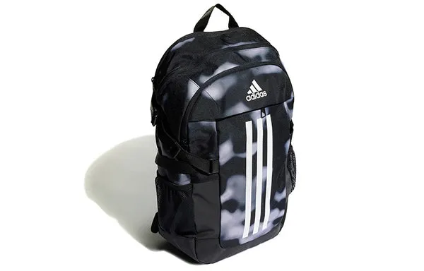 Backpack adidas Printing Stripe logo Large Capacity Backpack Unisex White / Gray / Black, white