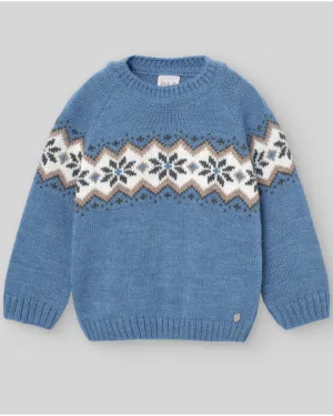 Blue Fairisle Sweater