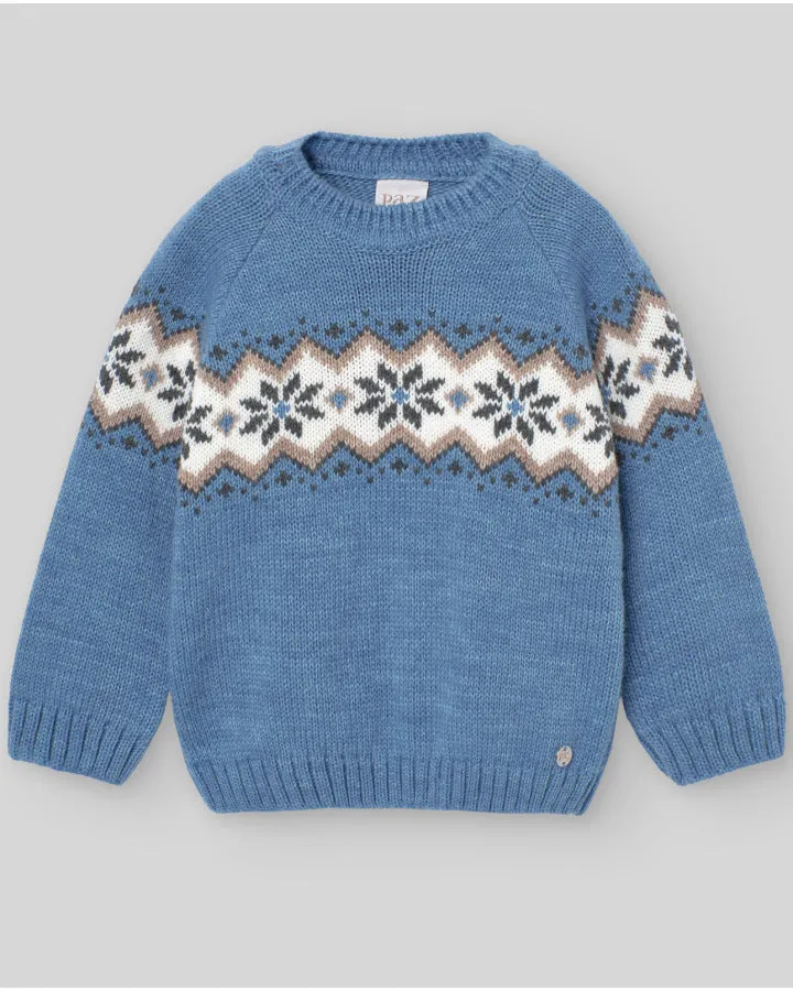Blue Fairisle Sweater