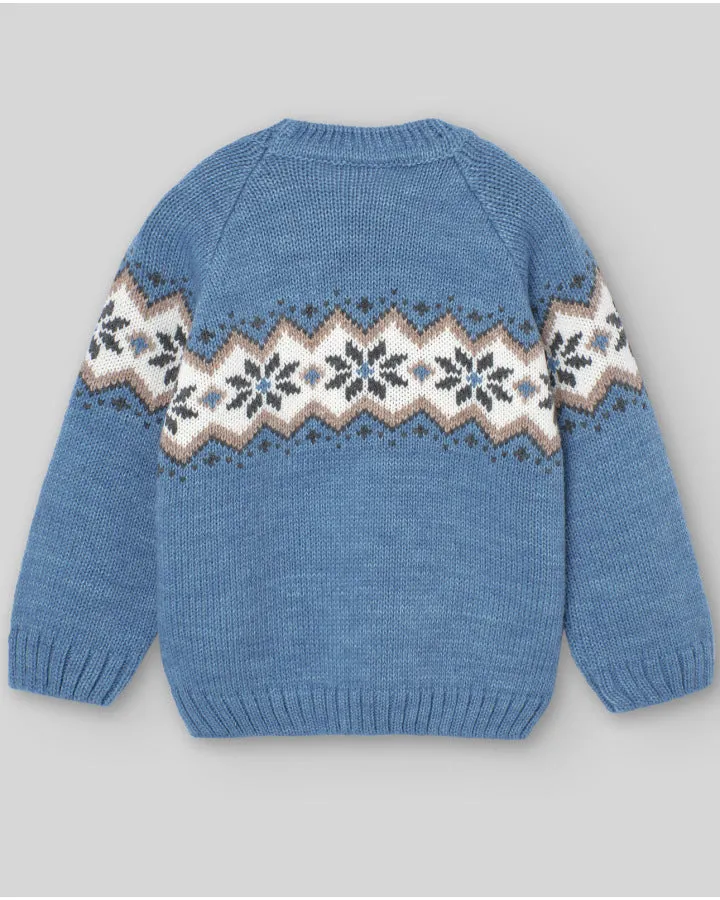 Blue Fairisle Sweater