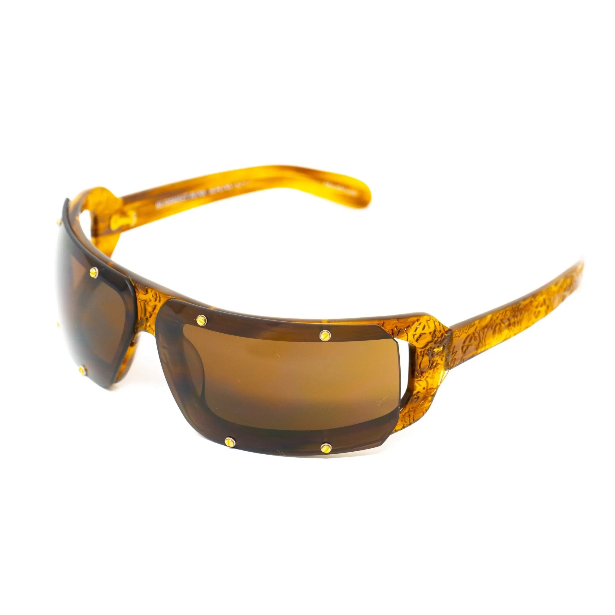 Buddhist Punk Sunglasses Rectangular Tortoise Shell and Brown 6BP2C2TSHELL