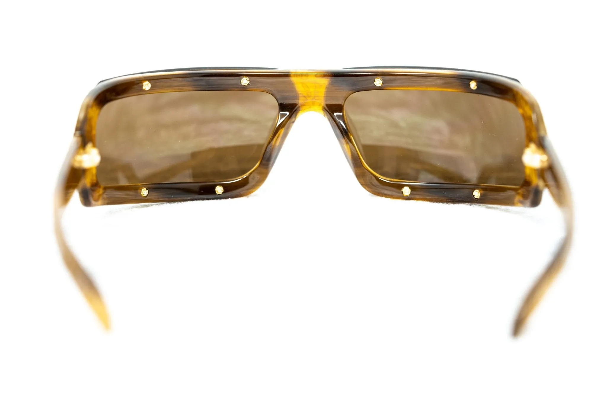 Buddhist Punk Sunglasses Rectangular Tortoise Shell and Brown 6BP2C2TSHELL