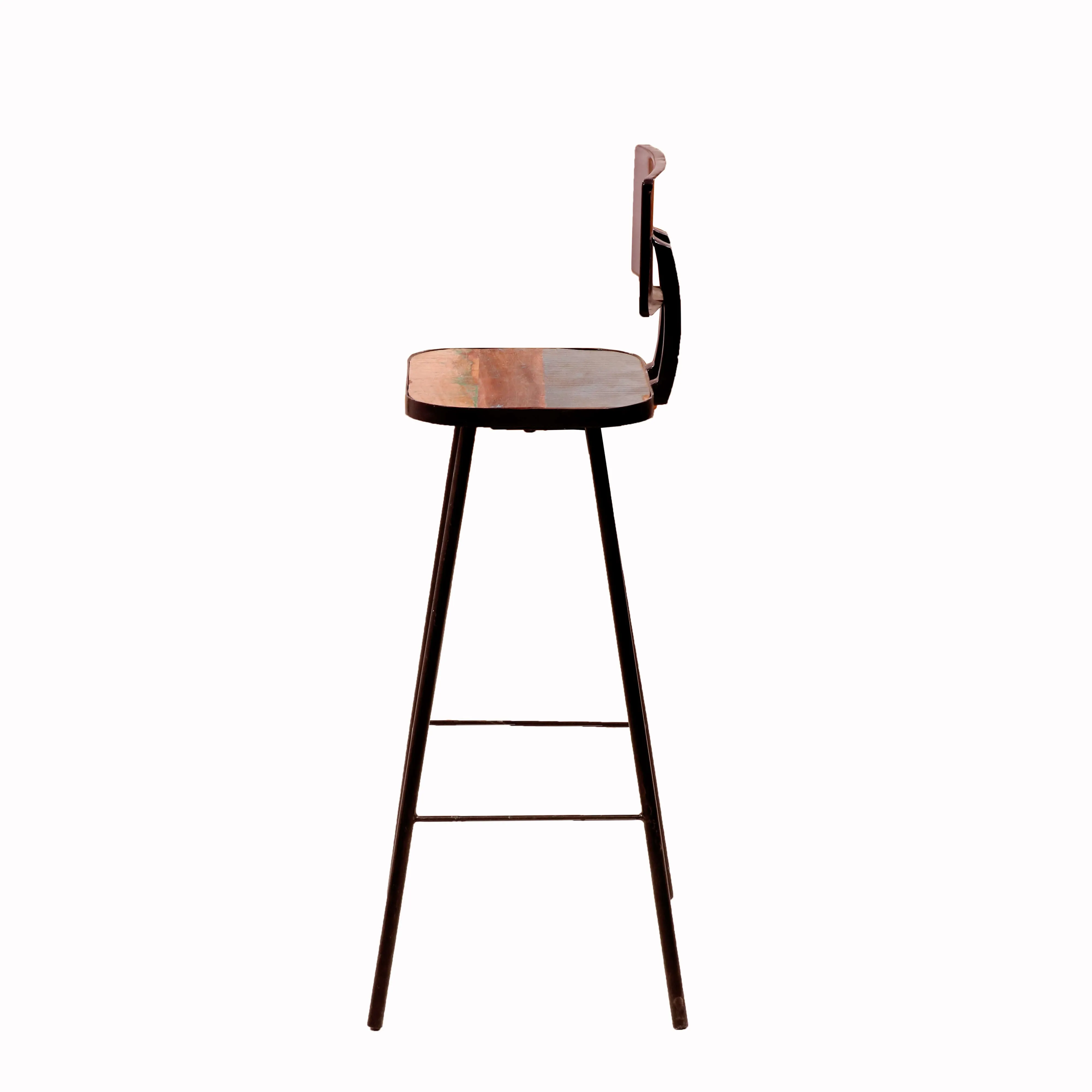 Classic Simple Antiquated Handmade Wooden Bar Chair