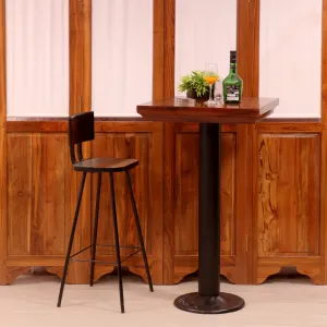 Classic Simple Antiquated Handmade Wooden Bar Chair