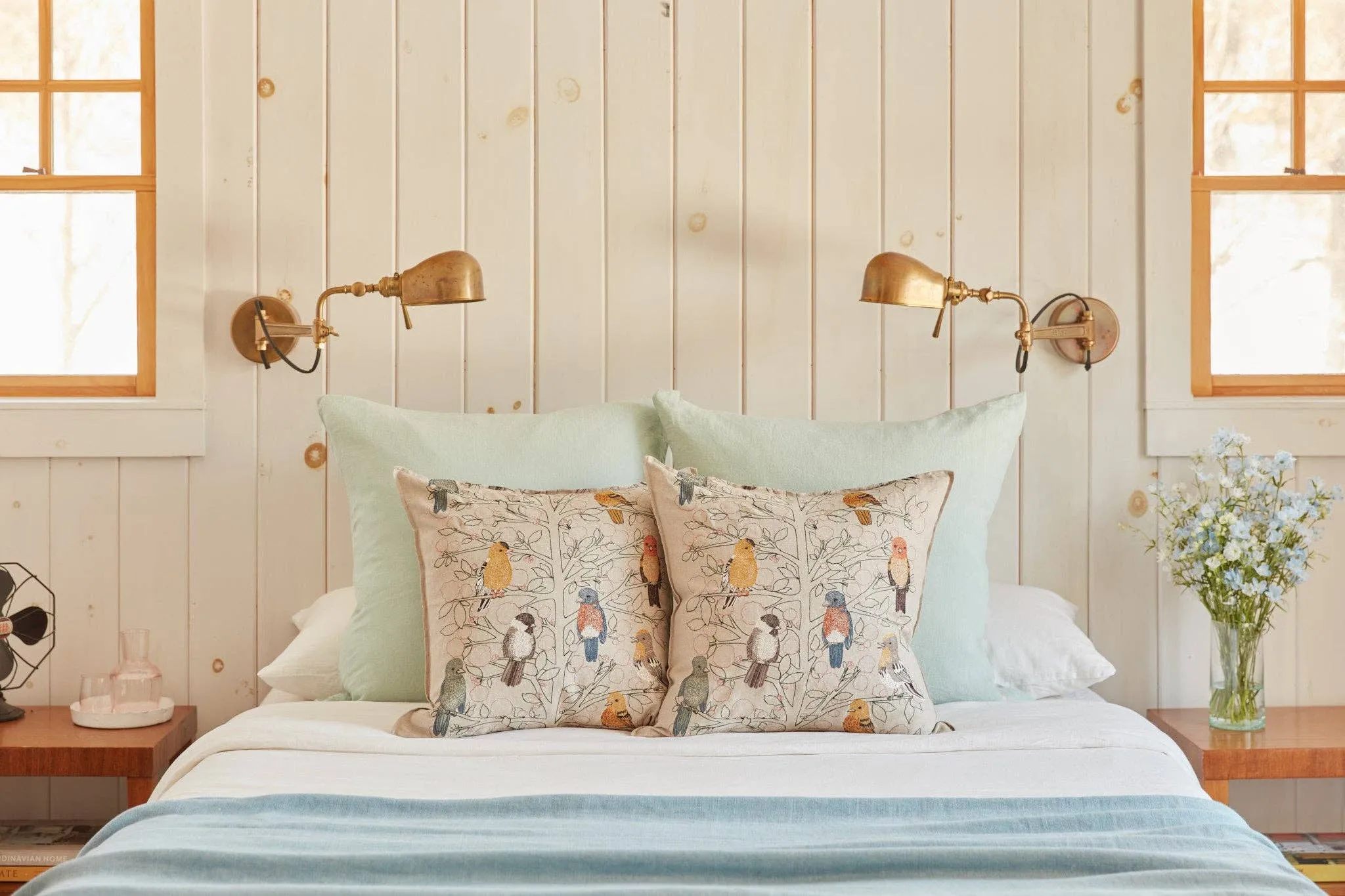 Coral & Tusk - Songbirds Tree Pillow