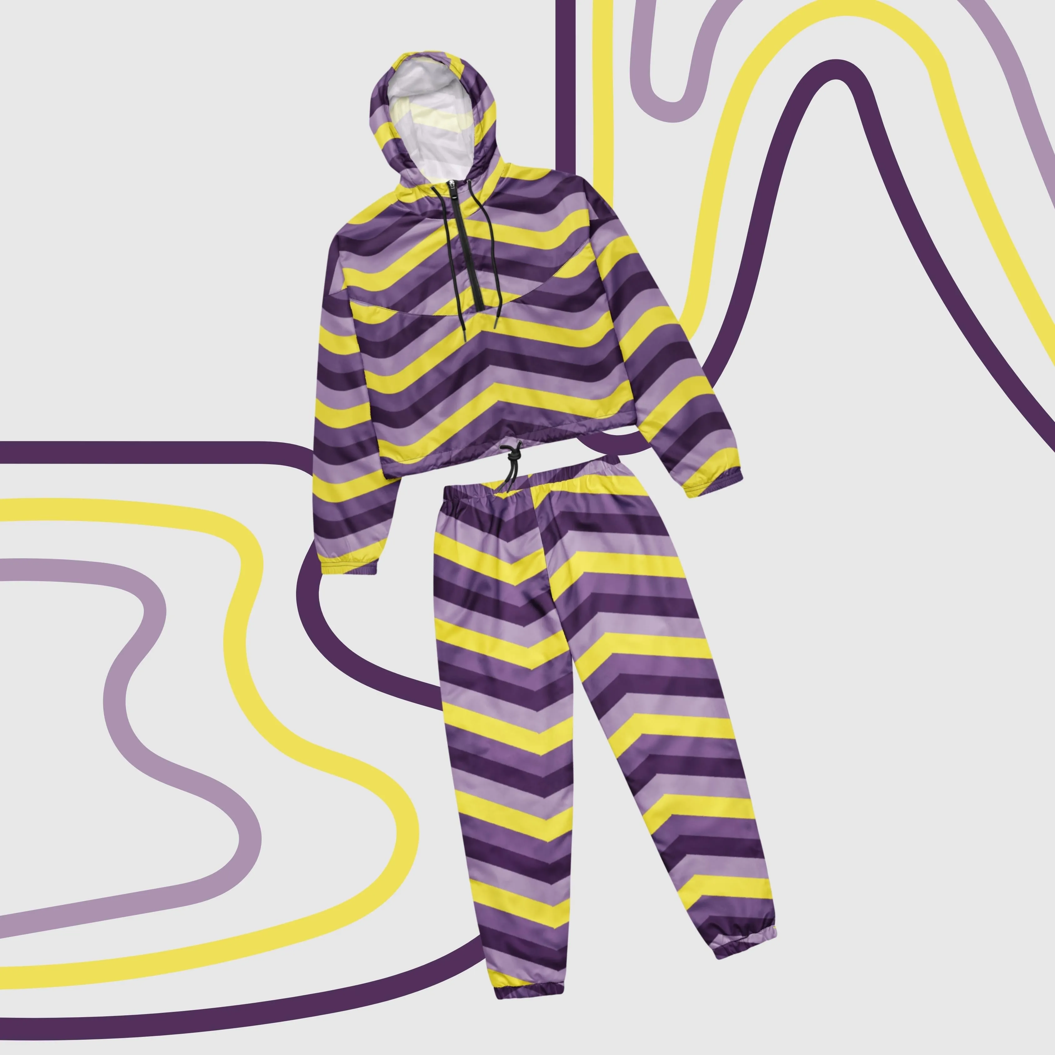 Custom Design Outfit Combo - Track Pants and a Windbreaker