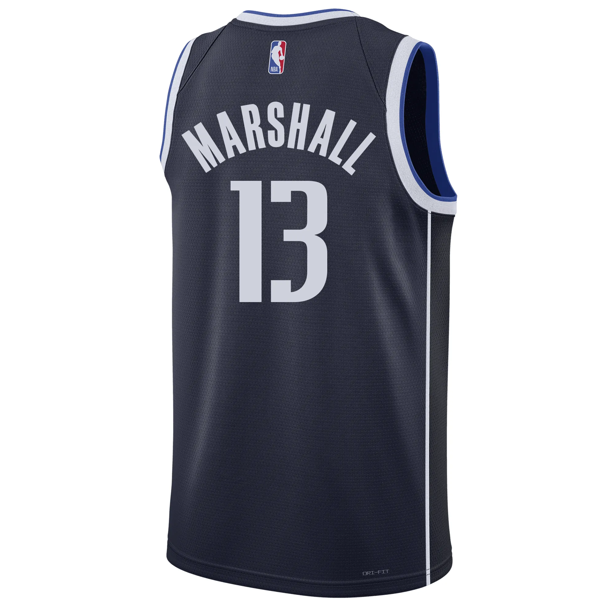 DALLAS MAVERICKS NAJI MARSHALL STATEMENT SWINGMAN JERSEY