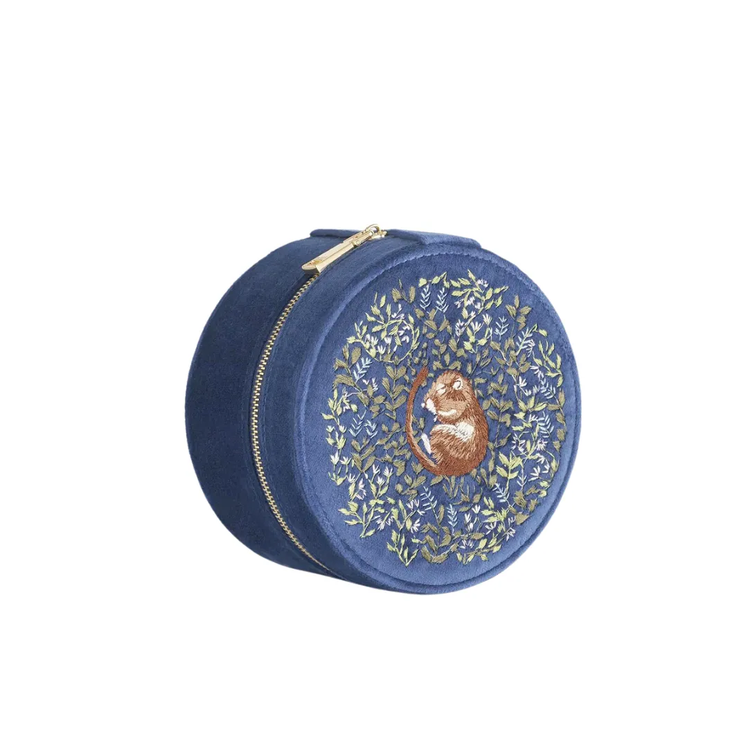 Dormouse Jewelry Box in Navy