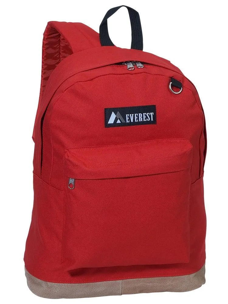 Everest Backpack Book Bag - Back to School Suede Bottom