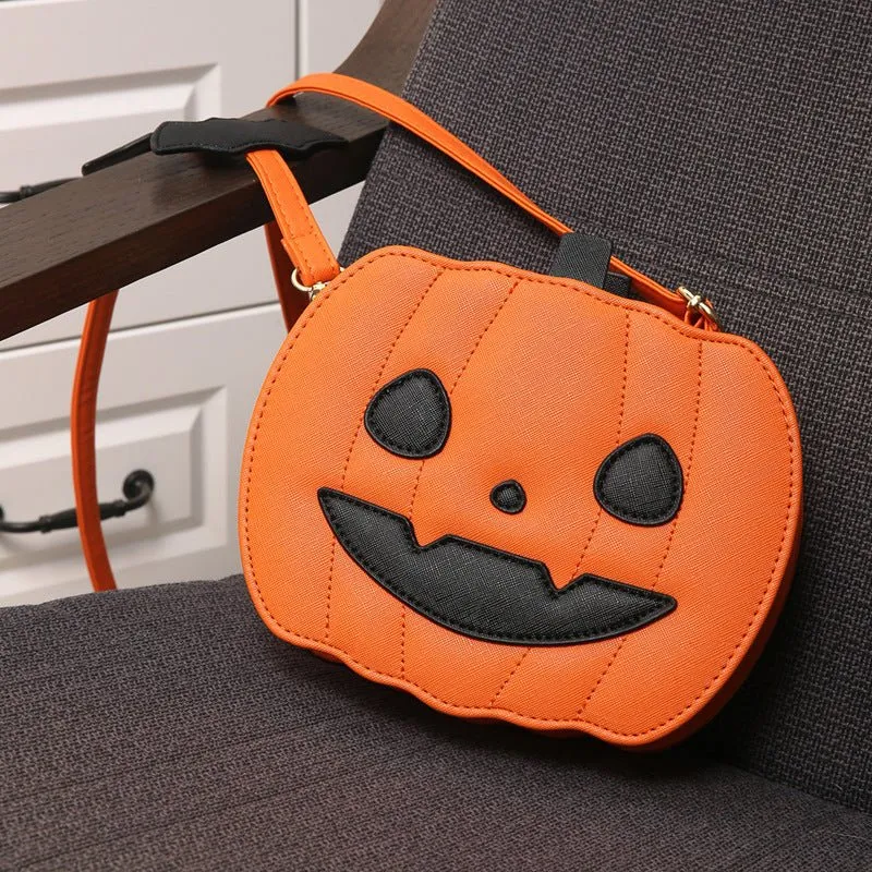 Funny Pumpkin Cartoon Shoulder Crossbody Bag