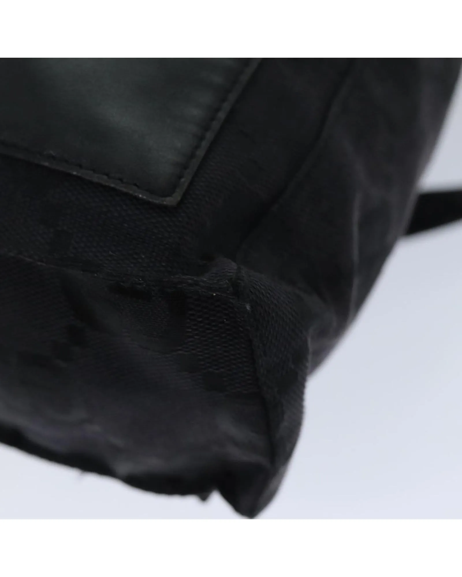 GG Canvas Black Backpack - Italian Made Luxury Accessory