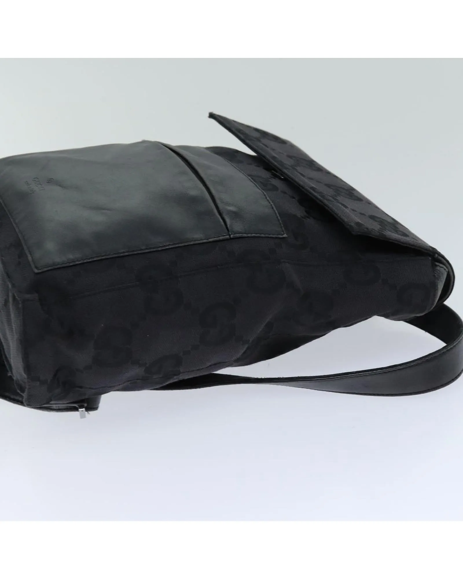 GG Canvas Black Backpack - Italian Made Luxury Accessory