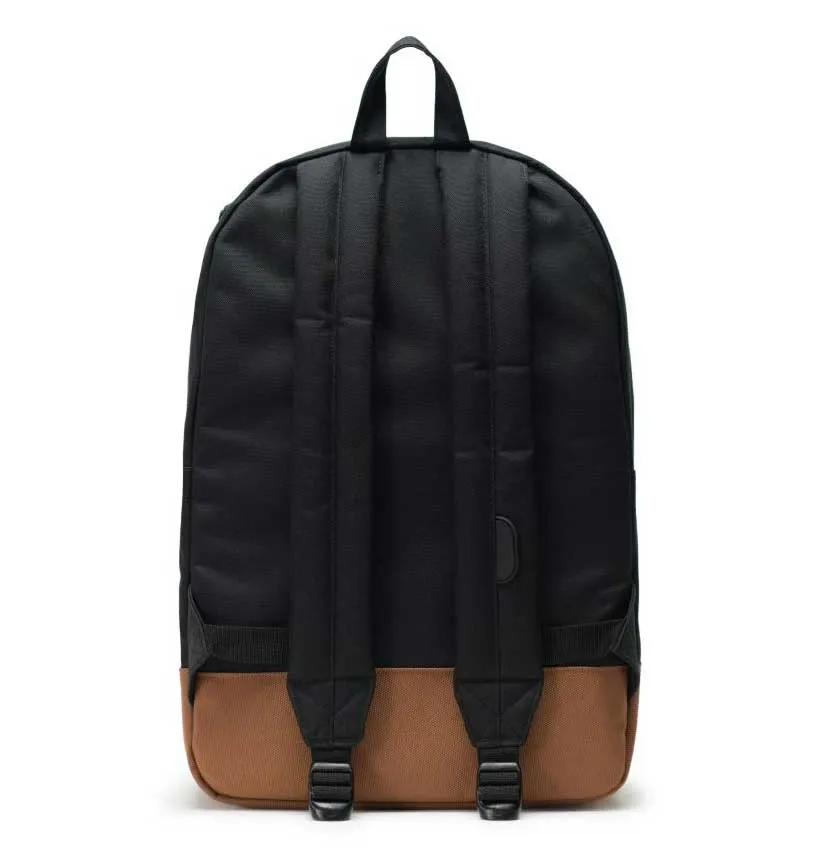 Herschel Supply Co. Heritage Backpack – Black/Saddle Brown