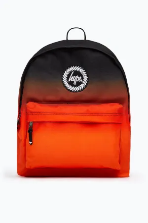 Hype Black Red & Orange Gradient Backpack