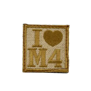 I Love M4 Velcro Patch