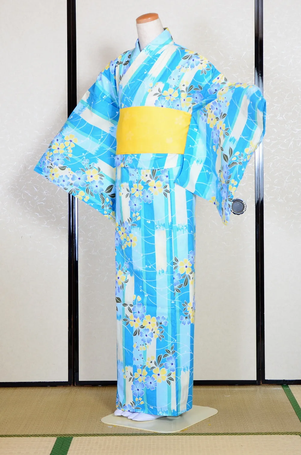Japanese yukata kimono/ Plus size / P #380