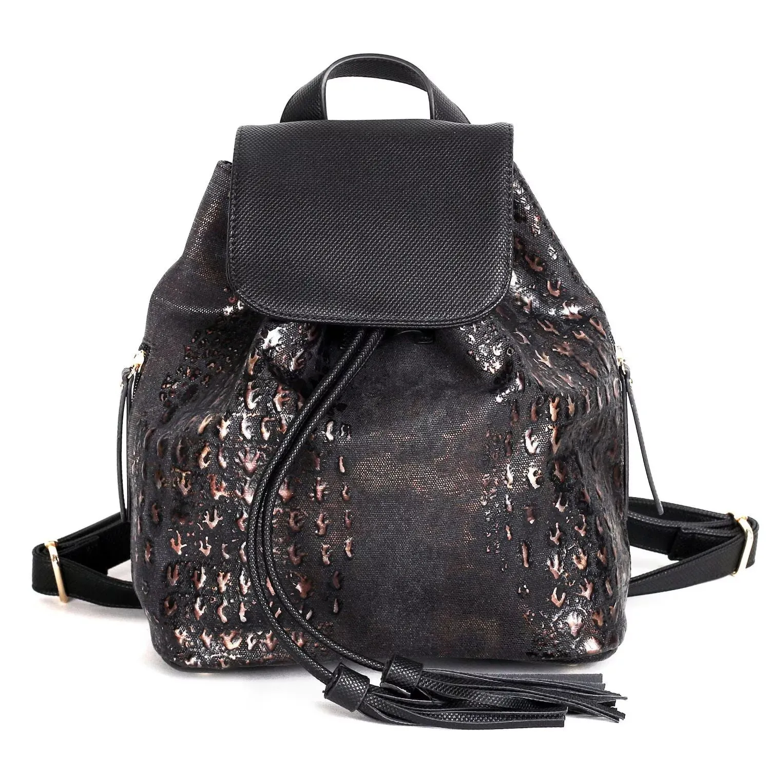 Karla Hanson Karla Hanson RFID Blocking Eva Convertible Backpack, Black