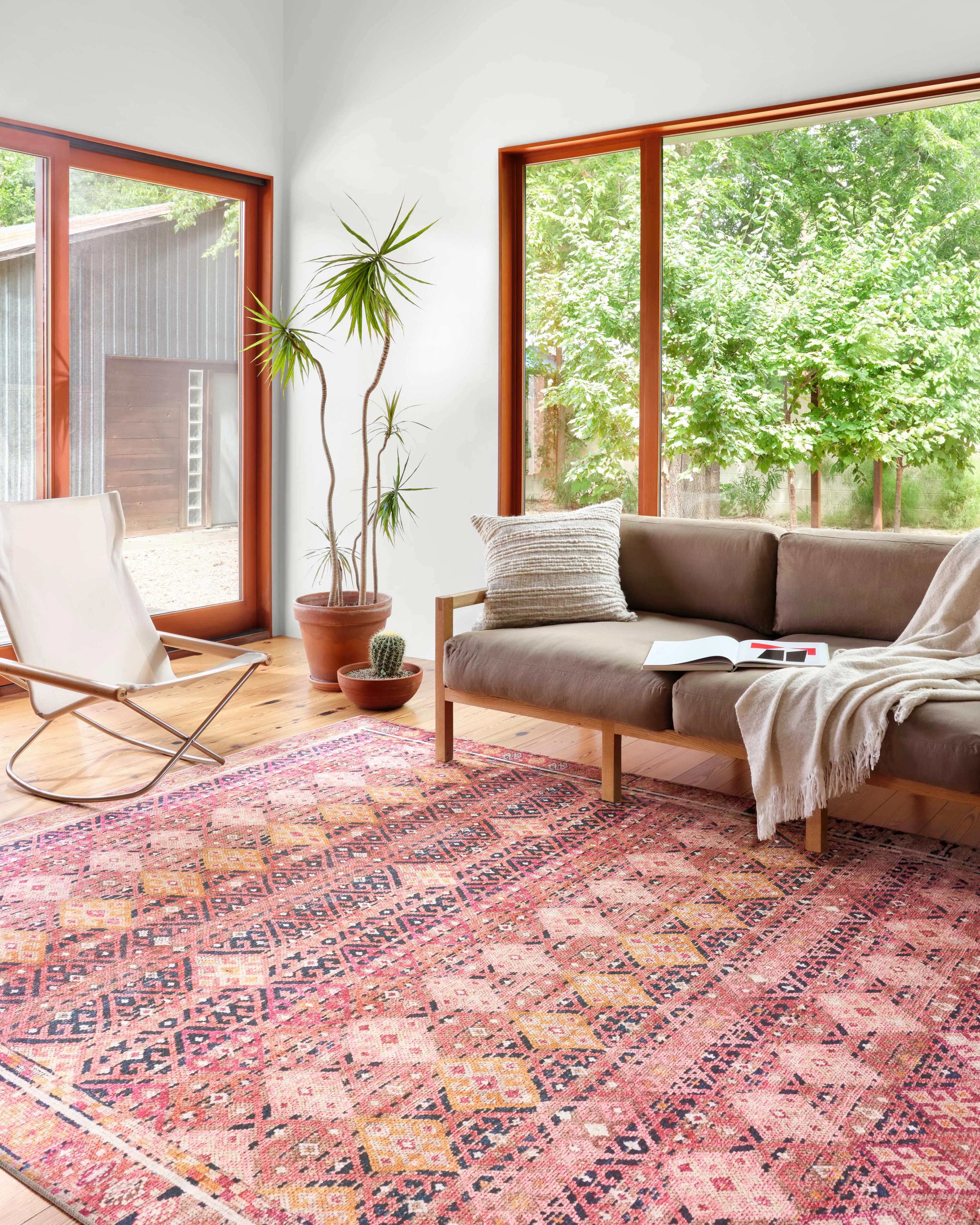 Layla Rug in Magenta & Multi