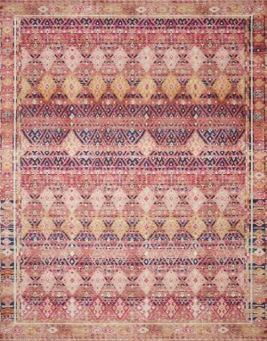 Layla Rug in Magenta & Multi