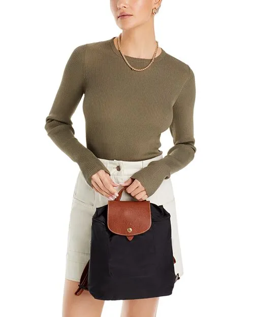 Le Pliage Original Backpack in Longchamp Nylon, Black