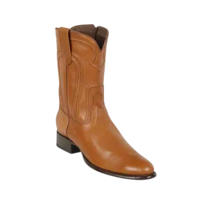 Los Altos Men's Honey Leather Roper Toe Boot