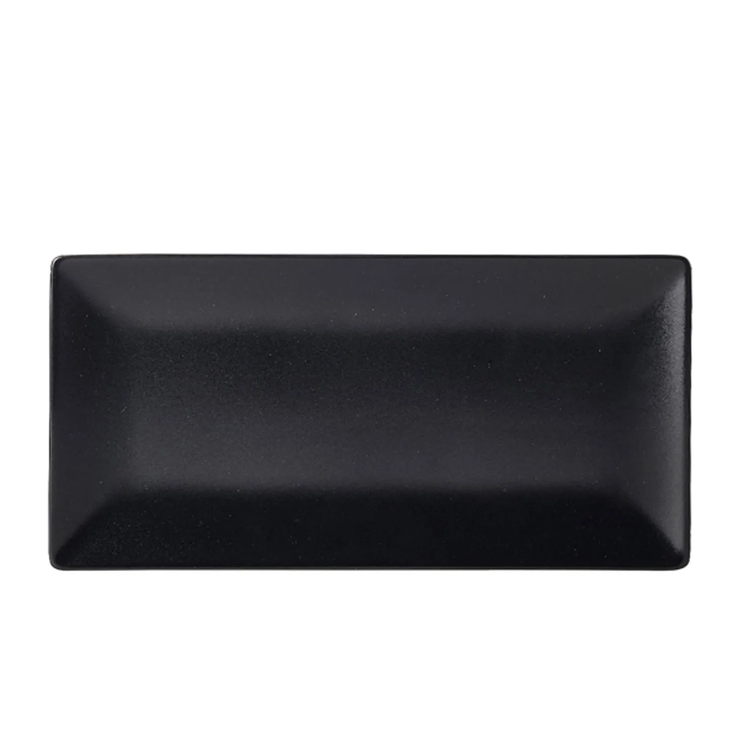 Luna Stoneware Black Rectangular Plate 30 x 15cm/12 x 6" Pack 6