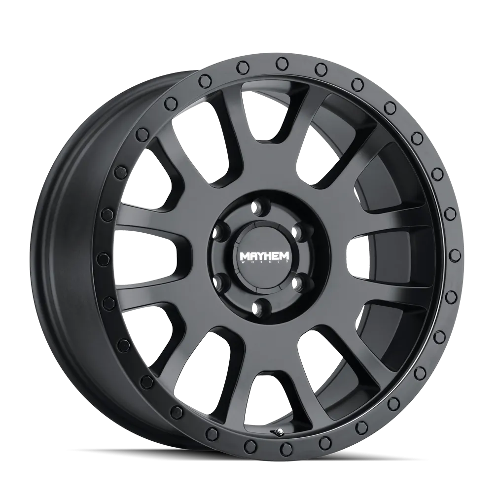 MAYHEM 8302 | MATTE BLACK | 6x139.7 | 20x9 | 0mm