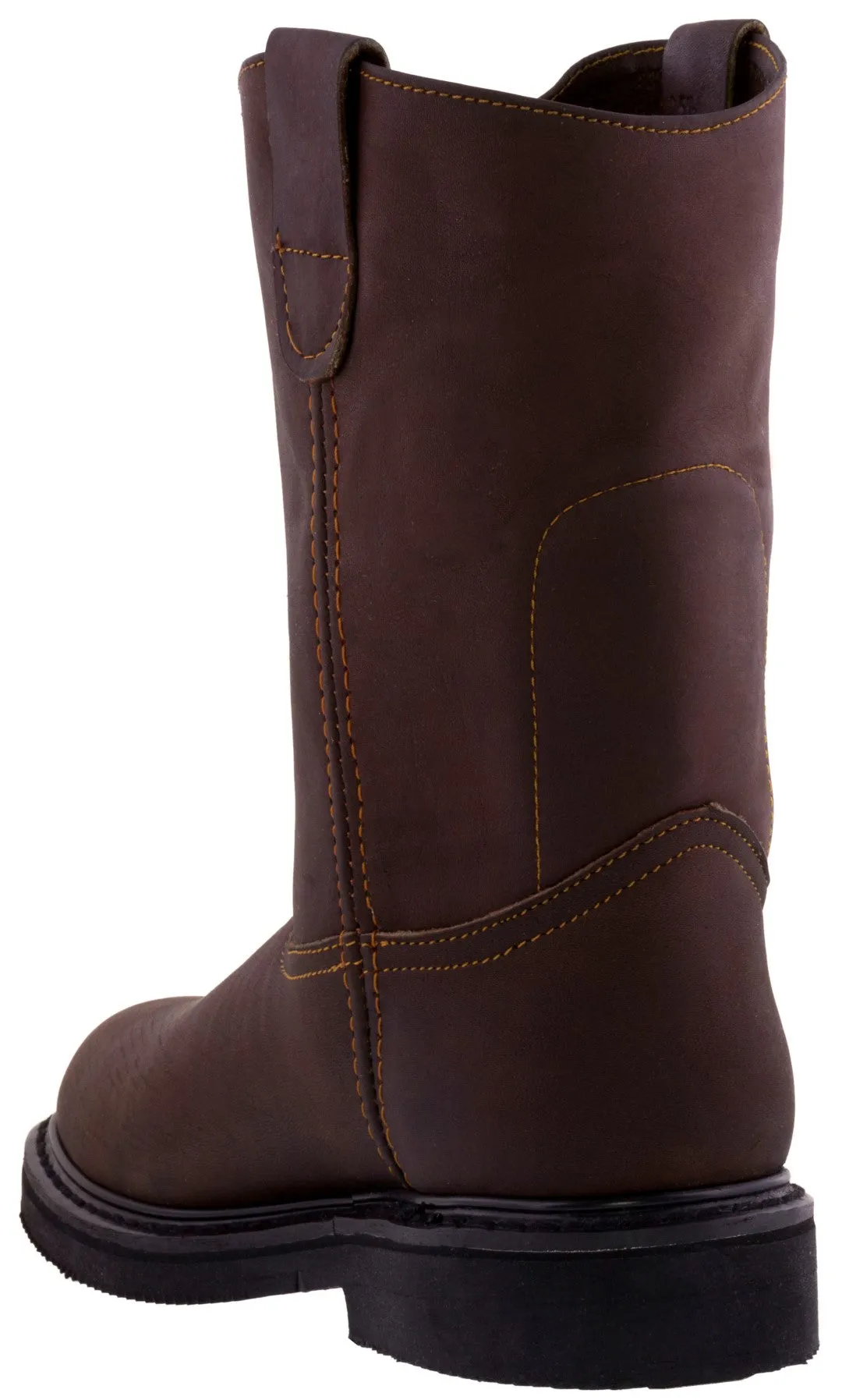 Men's 700HU3 Rustic Brown Leather Oil Resistant Durable Tough Work Boots