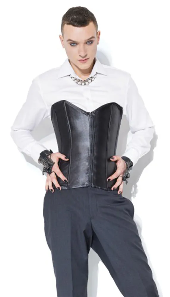Metal Boned Matte Corset