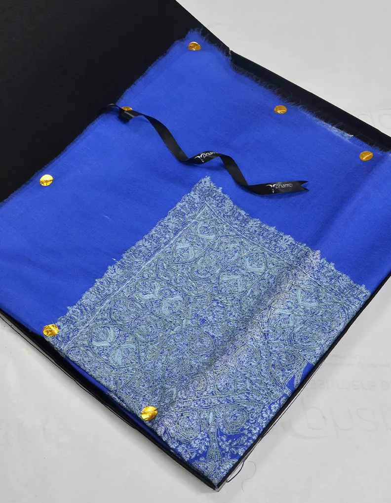 Mussar Rumaal Large Naqsha Blue RL00446