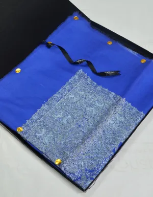 Mussar Rumaal Large Naqsha Blue RL00446