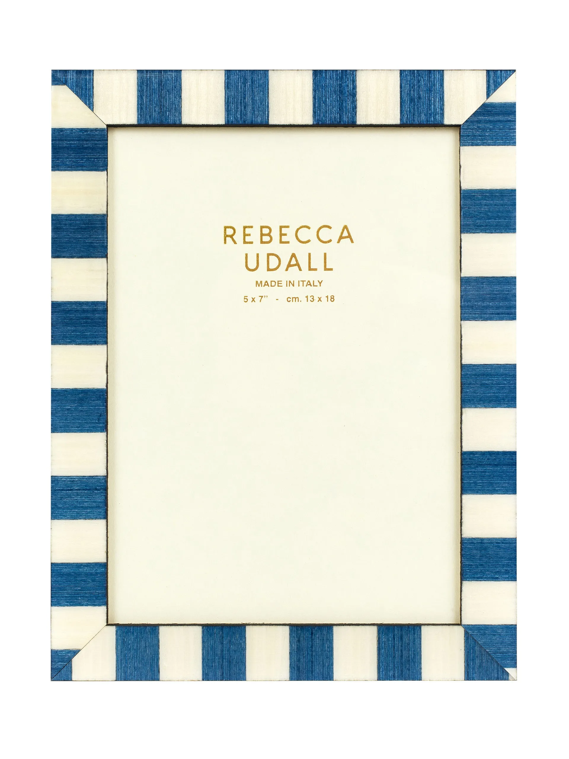 Navy Delilah striped photo frame