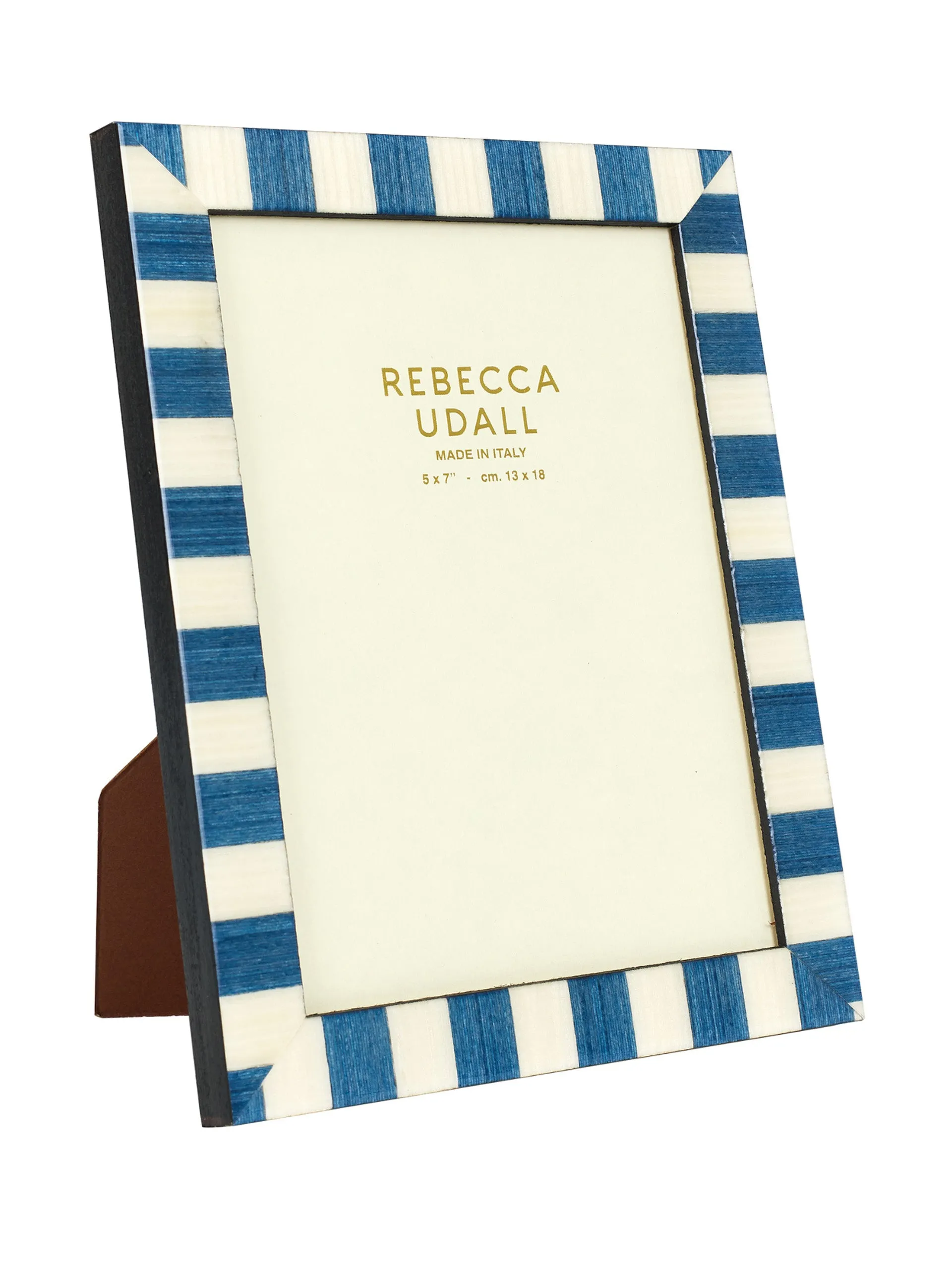 Navy Delilah striped photo frame