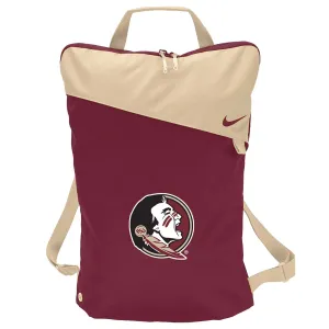 Nike Seminole Logo Utility Gymsack - Garnet/Gold