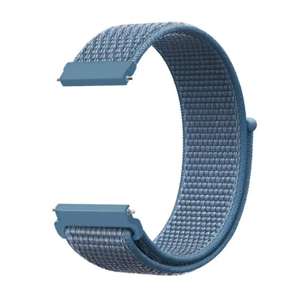 Nylon Strap for Amazfit Bip/Lite/GTS/MINI/GTR 42mm -Jet Black