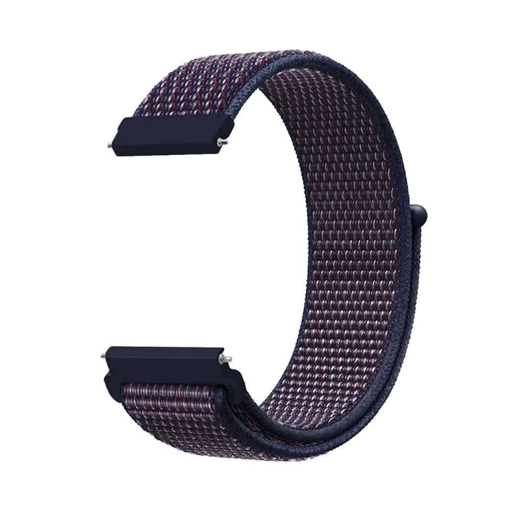 Nylon Strap for Amazfit Bip/Lite/GTS/MINI/GTR 42mm -Jet Black