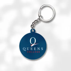 Pack 3 Queens College Keychains