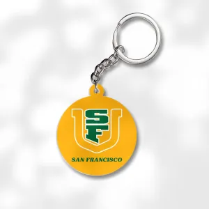 Pack 3 University of San Francisco Keychains