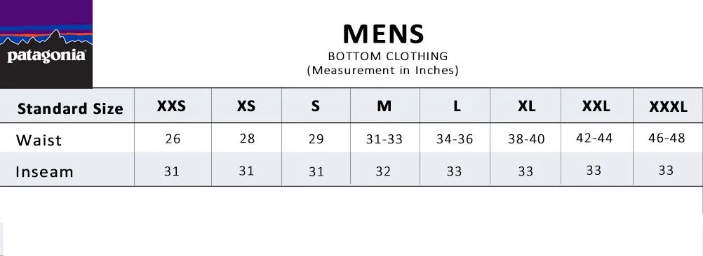 Patagonia Mens Lightweight Synchilla Snap-T Pants