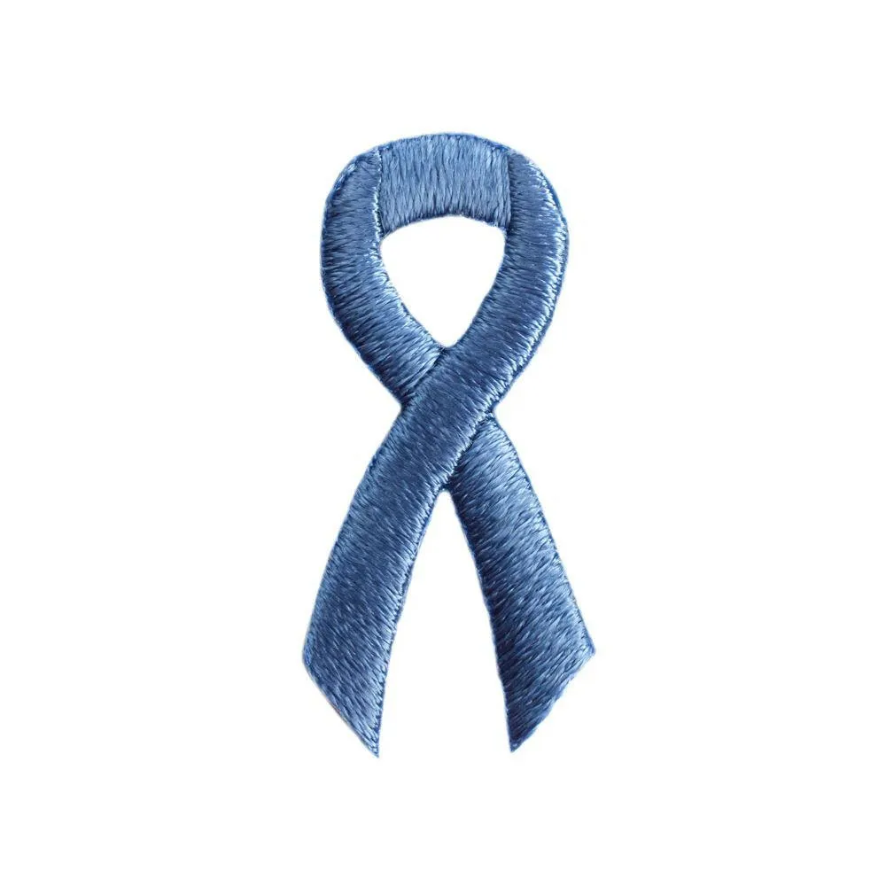 Periwinkle Ribbon Embroidered Stick-ons - 25-pack