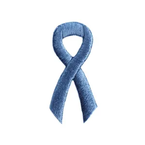 Periwinkle Ribbon Embroidered Stick-ons - 25-pack